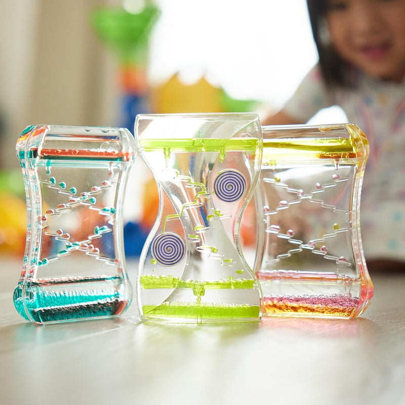 Pack of 3 Liquid Motion Toy Timers, Learning SPACE