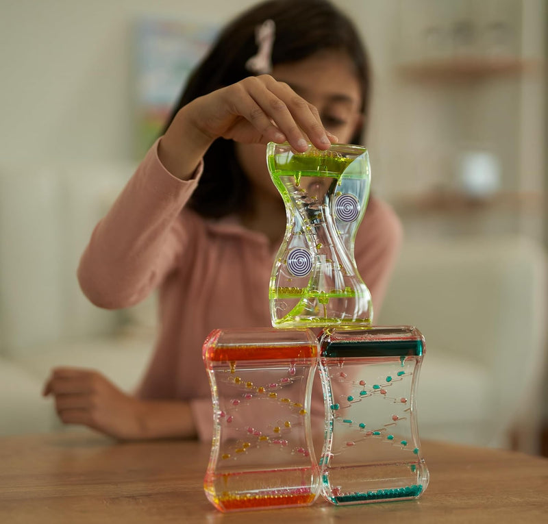 Pack of 3 Liquid Motion Toy Timers, Learning SPACE
