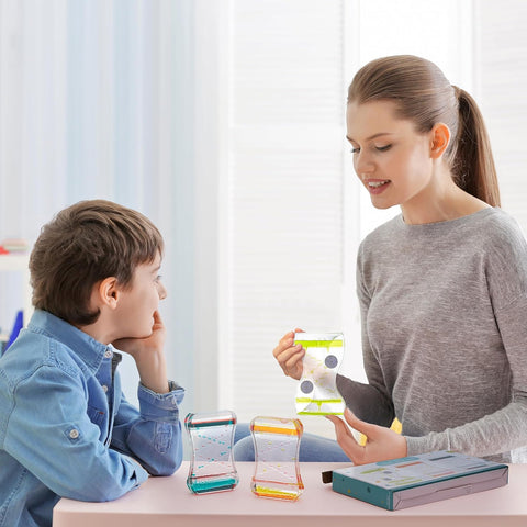 Pack of 3 Liquid Motion Toy Timers-Cause & Effect Toys,Classroom Packs,Fidget,Maths,Sand Timers & Timers,Visual Sensory Toys-Learning SPACE