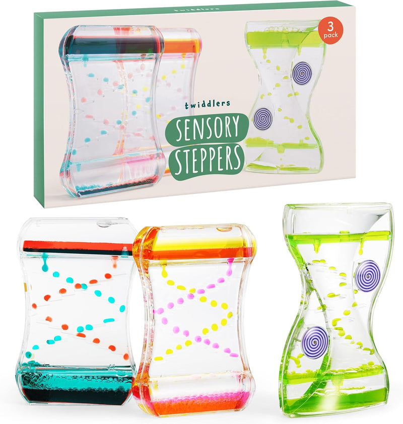 Pack of 3 Liquid Motion Toy Timers, Learning SPACE
