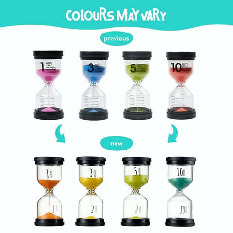 Pack of 6 Liquid Motion Toy Sand Timers - Hourglass-Cause & Effect Toys, Classroom Packs, Fidget, Maths, Sand Timers & Timers-Learning SPACE