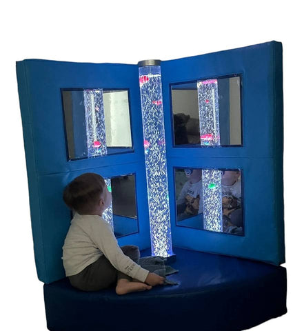 Padded Corner Bubble Unit With Free Bubbletube-Bubble Tube Accessories,Bubble Tubes,Home Bubble Tubes & Walls,Soft Play Sets-Learning SPACE