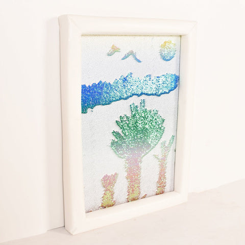 Padded Flip Sequin Board 750 x 550mm-Calmer Classrooms,Classroom Displays,Eco Friendly,excell2,Helps With,Rainbow Theme Sensory Room,Sensory Wall Panels & Accessories,Stock-Learning SPACE