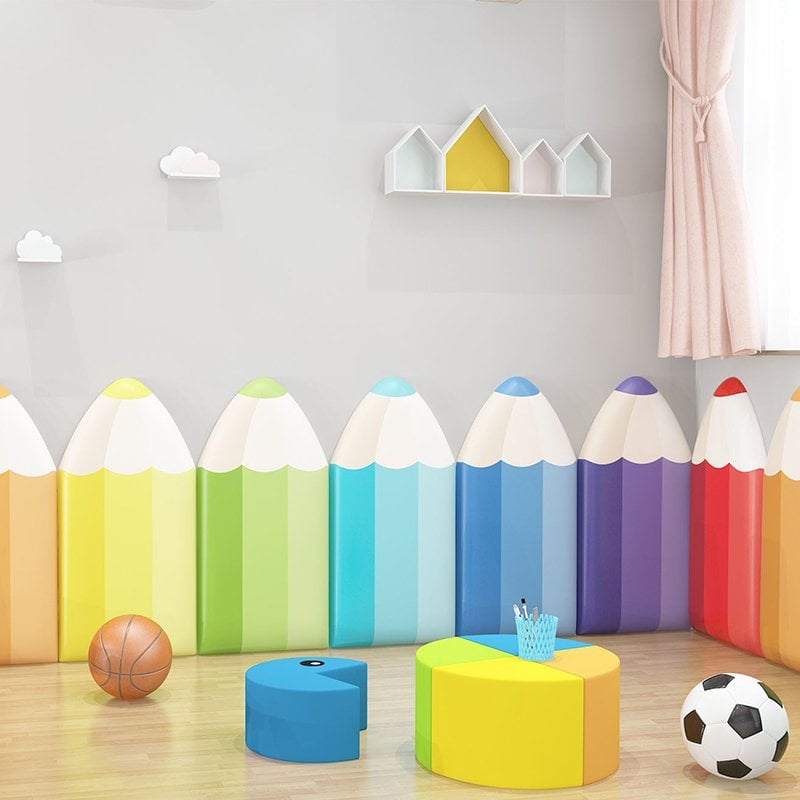 Padded Wall Art - Pencil Theme, Learning SPACE
