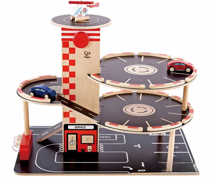 Park And Go Garage-Cars & Transport, Cosy Direct, Imaginative Play, Pretend play, Small World, Wooden Toys-29030-Learning SPACE