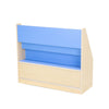 Pastel Blue Book Storage unit-Bookcases,Calmer Classrooms,Classroom Displays,Helps With,Reading Area,Storage,Wellbeing Furniture-Learning SPACE