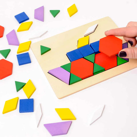 Pattern Matching Shapes-Classroom Resources,Early Years Maths,Educational Classroom Materials,Educational Play,EDUK8,Fine Motor Skills-Learning SPACE