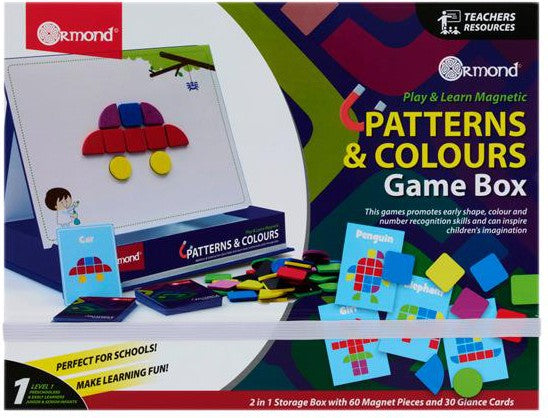 Patterns And Colours Game Box, Learning SPACE