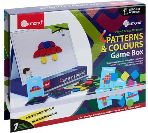 Patterns And Colours Game Box-Counting Numbers & Colour,Early Years Maths,Games & Toys,Maths,Memory Pattern & Sequencing,Ormond,Primary Maths,Shape & Space & Measure,Stock,Table Top & Family Games-Learning SPACE