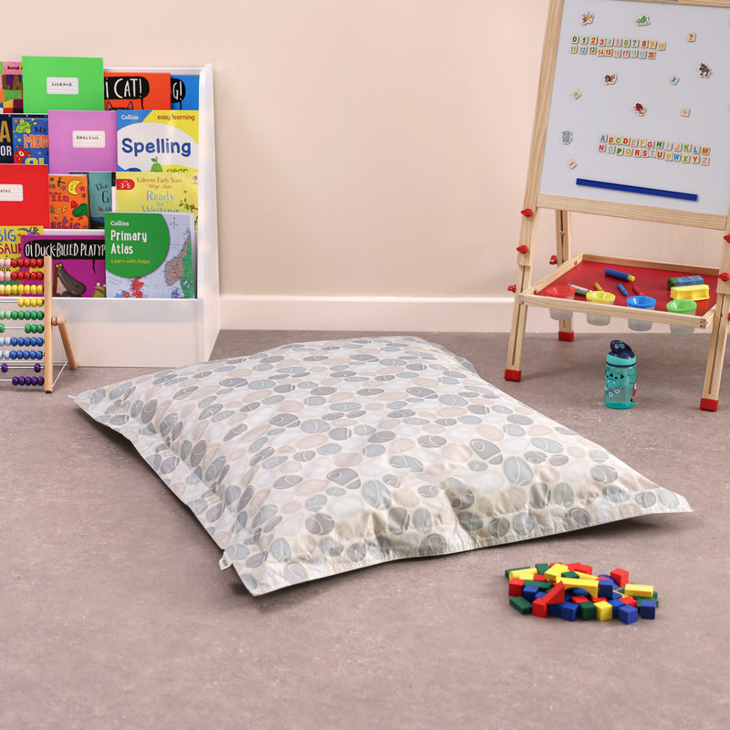 Pebbles Print Giant Floor Cushion, Learning SPACE