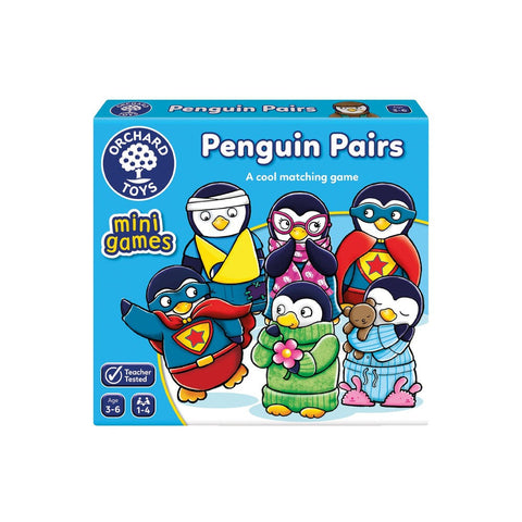 Penguin Pairs Mini Game-Early years Games & Toys,Early Years Maths,Games & Toys,Gifts For 3-5 Years Old,Maths,Memory Pattern & Sequencing,Orchard Toys,Primary Games & Toys,Primary Maths,Primary Travel Games & Toys-Learning SPACE