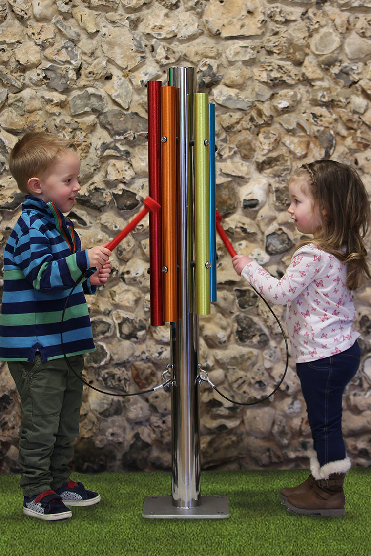 Penta Post Playground Musical Instument - Ground Install, Learning SPACE