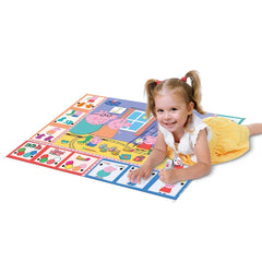 Peppa Pig Giant Floor Puzzle – Interactive Fun!-Active Games,Clementoni,Counting Numbers & Colour,Early Years,Early years Games & Toys,Peppa Pig,Shape & Space & Measure,Sound. Peg & Inset Puzzles-Learning SPACE