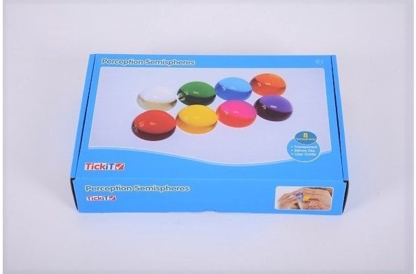 Perception Semisphere Pk 8 - Coloured Magnifier Set, Shape Sorters Learning SPACE