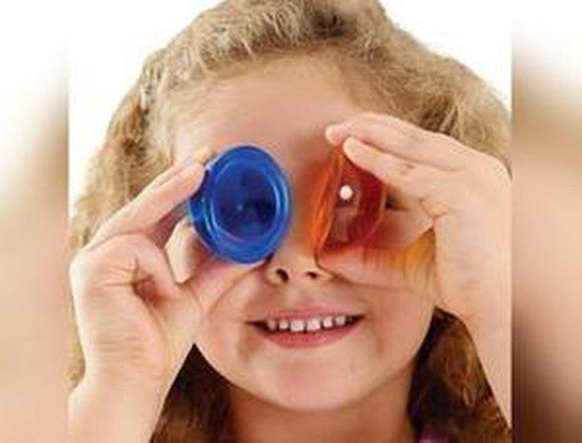 Perception Semisphere Pk 8 - Coloured Magnifier Set, Shape Sorters Learning SPACE