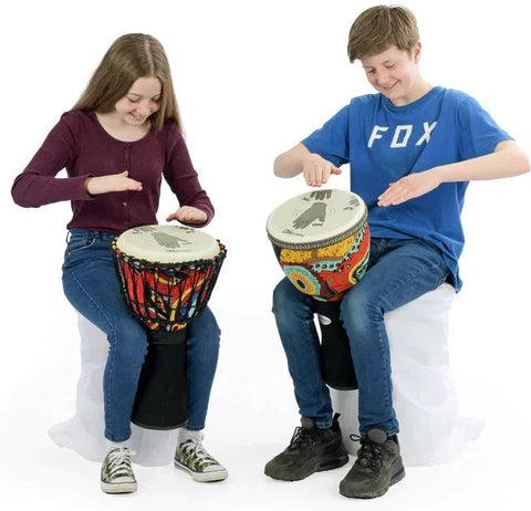 Percussion Plus Slap Djembe Packs - Pretuned - 4 pack-Calmer Classrooms,Classroom Packs,Drums,Helps With,Music,Percussion Plus,Primary Music,Sound,Sound Equipment,Stock-Learning SPACE