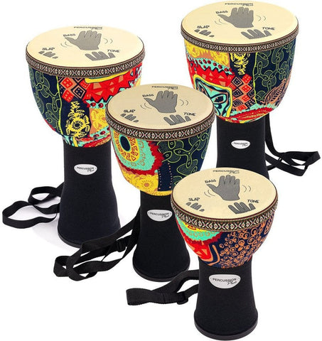 Percussion Plus Slap Djembe Packs - Pretuned - 4 pack-Calmer Classrooms,Classroom Packs,Drums,Helps With,Music,Percussion Plus,Primary Music,Sound,Sound Equipment,Stock-Learning SPACE