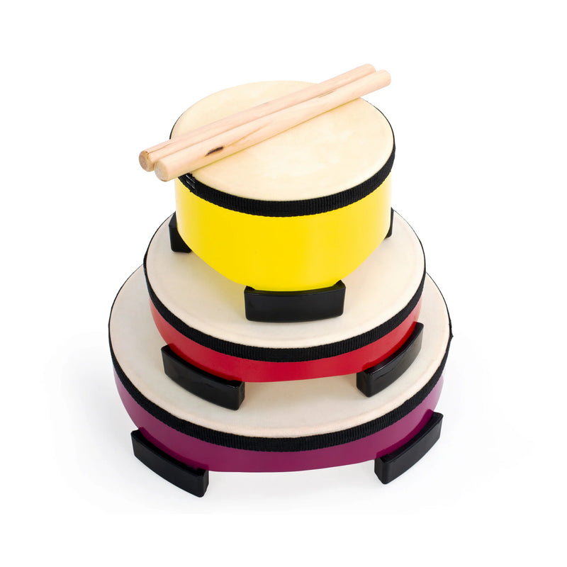 Percussion Plus floor drum - set of 3, Learning SPACE