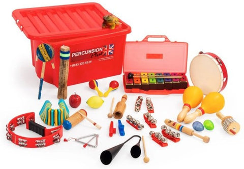 Percussion Workshop sensory pack-Sensory toy-Calmer Classrooms,Classroom Packs,Helps With,Learning Activity Kits,Music,Percussion Plus,Primary Music,Sensory,sensory activity,Sensory Boxes,Sound Equipment,Stock-Learning SPACE