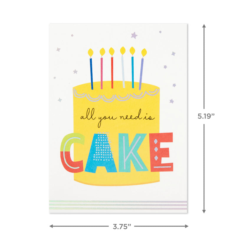 Personalised Greetings Card - Add a bespoke message to be printed on the inside, Birthday 1 Learning SPACE