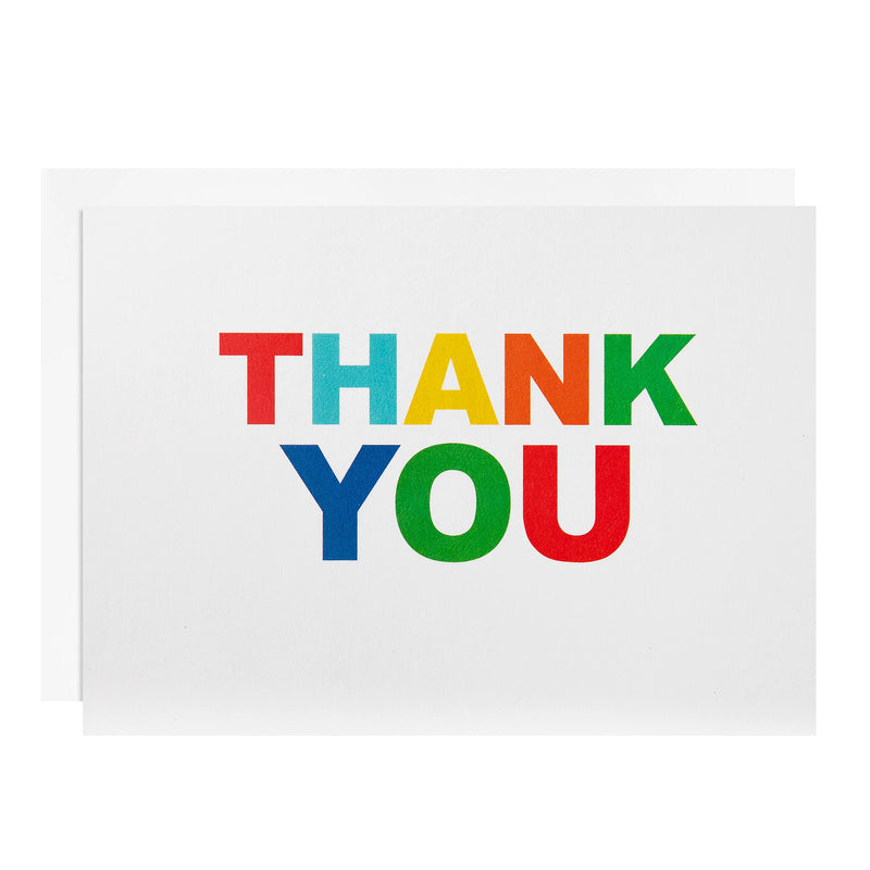 Personalised Greetings Card - Add a bespoke message to be printed on the inside, Thank You 3 Learning SPACE