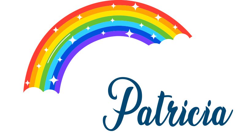 Personalised Sparkly Rainbow Wall sticker, 30 x 17 cm Learning SPACE