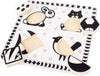 Pets Black & White Puzzle-2-12 Piece Jigsaw, Baby Wooden Toys, Bigjigs Toys, Sound. Peg & Inset Puzzles, Stock-Learning SPACE