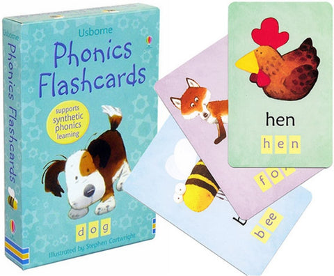 Phonics Flashcards-Back To School,Early Years Literacy,Learn Alphabet & Phonics,Primary Literacy,Seasons,Stock,Usborne Books-Learning SPACE