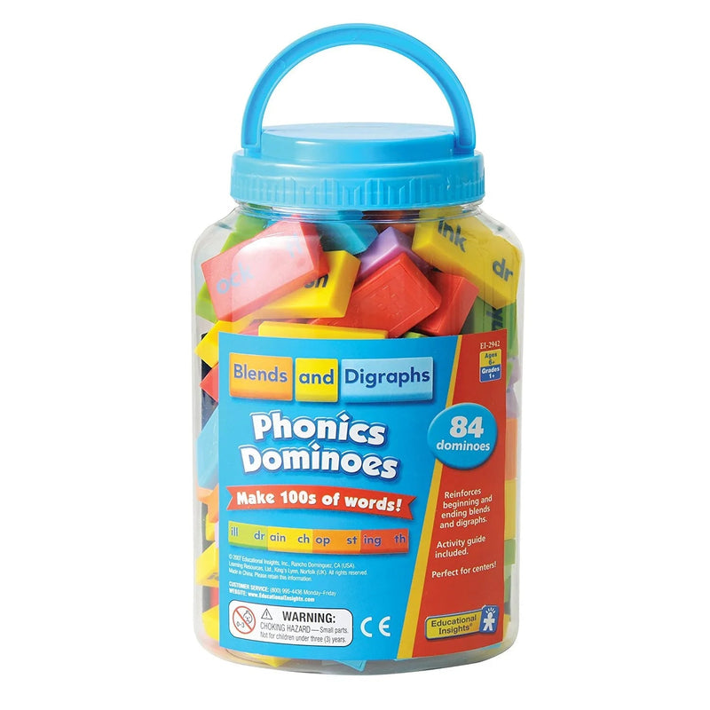 Phonics & Word Building Dominoes – Blends & Digraphs, Learning SPACE