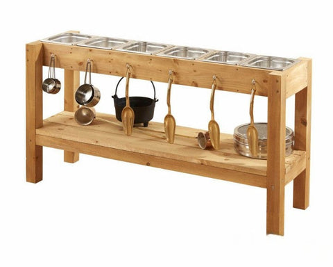 Pick And Mix Potion Bench-Cosy Direct,Cosy Outdoor,Forest School & Outdoor Garden Equipment,Mud Kitchen,Outdoor Play,Outdoor Sand & Water Play,Trays,Water & Sand Toys-Learning SPACE