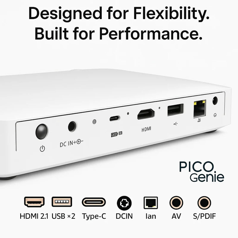 Pico Genie M550 Plus 4.0 Ultra-Portable Smart Projector, Learning SPACE