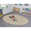 Pine Oval Rug-Chill Out Area, Mats & Rugs, Neutral Colour, Oval, Plain Carpet, Rugs, Sensory Flooring, Wellbeing Furniture-Learning SPACE