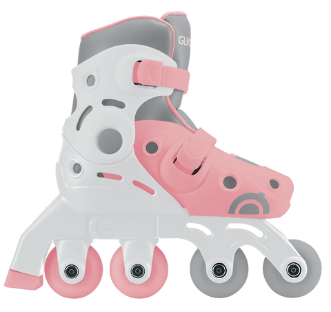 Pink Globber Learning Roller Skates 2 in 1 (Size EU 30-33), Learning SPACE