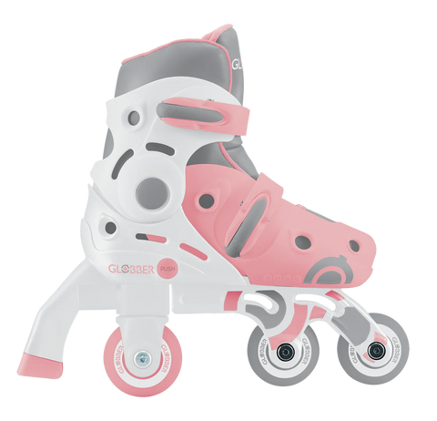 Pink Globber Learning Roller Skates 2 in 1 (Size EU 30-33), Learning SPACE