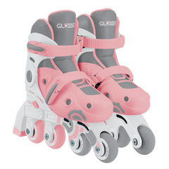 Pink Globber Learning Roller Skates 2 in 1 (Size EU 30-33), Learning SPACE