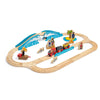 Pirate Train Set-Bigjigs Toys,Cars & Transport,Dinosaurs. Castles & Pirates,Games & Toys,Gifts For 3-5 Years Old,Train,Wooden Toys-Learning SPACE