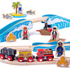 Pirate Train Set-Bigjigs Toys,Cars & Transport,Dinosaurs. Castles & Pirates,Games & Toys,Gifts For 3-5 Years Old,Train,Wooden Toys-Learning SPACE