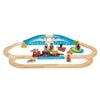 Pirate Train Set-Bigjigs Toys,Cars & Transport,Dinosaurs. Castles & Pirates,Games & Toys,Gifts For 3-5 Years Old,Train,Wooden Toys-Learning SPACE