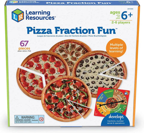 Pizza Fraction Fun™ Game-Fractions Decimals & Percentages, Learning Activity Kits, Learning Resources, Maths, Maths Toys, Primary Maths, S.T.E.M, Stock-Learning SPACE