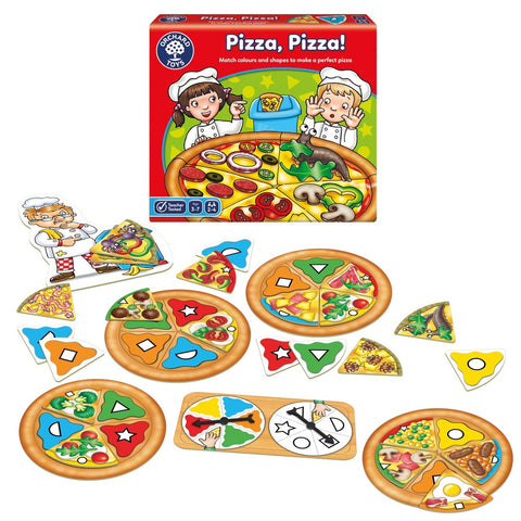 Pizza, Pizza Game-Dyscalculia,Early years Games & Toys,Fractions Decimals & Percentages,Games & Toys,Gifts For 3-5 Years Old,Gifts for 5-7 Years Old,Maths,Maths Toys,Orchard Toys,Primary Games & Toys,Primary Maths,Table Top & Family Games-Learning SPACE