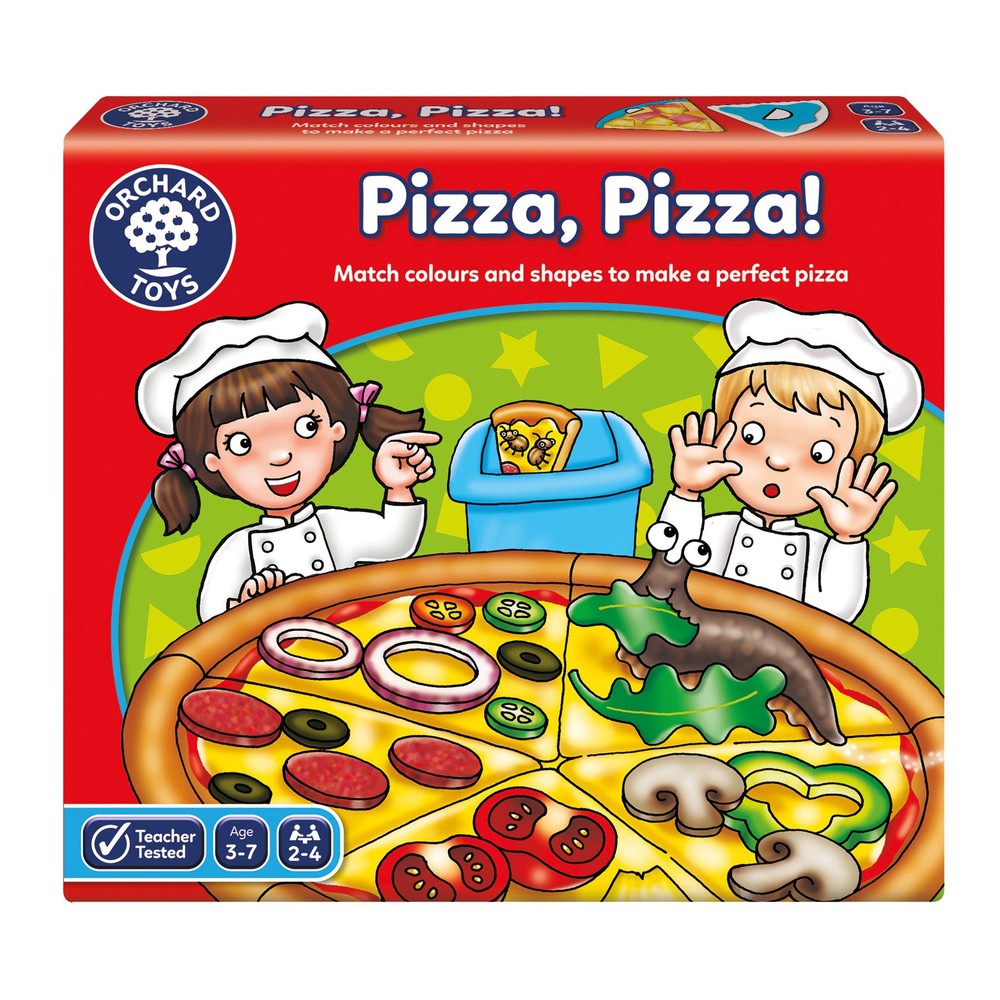 Pizza, Pizza Game-Dyscalculia,Early years Games & Toys,Fractions Decimals & Percentages,Games & Toys,Gifts For 3-5 Years Old,Gifts for 5-7 Years Old,Maths,Maths Toys,Orchard Toys,Primary Games & Toys,Primary Maths,Table Top & Family Games-Learning SPACE