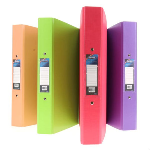 Pk 10 Pastel A4 Pp Ring Binder 4 Asst Colours-Calming & Anxiety,Classroom Packs,Organisation,Paper & Card,Premier Office,Transitions and Routines-Learning SPACE