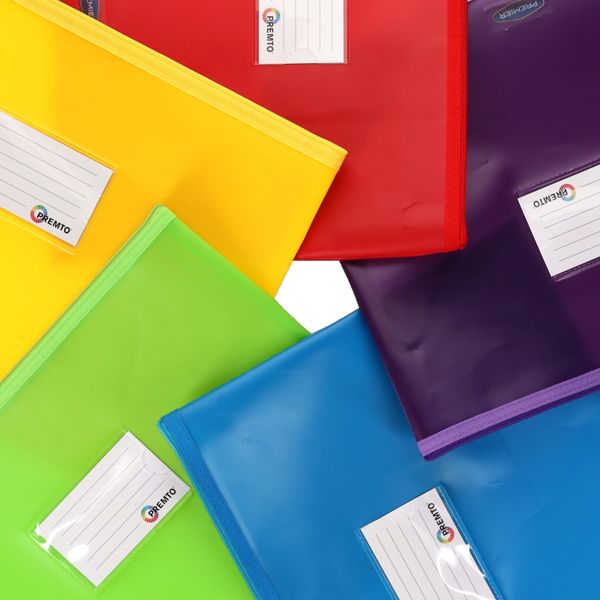 Pkt.5 A4+ Extra Durable Storage Wallets, Learning SPACE