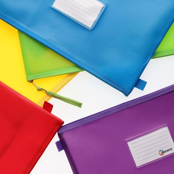 Pkt.5 A4+ Extra Durable Storage Wallets, Learning SPACE