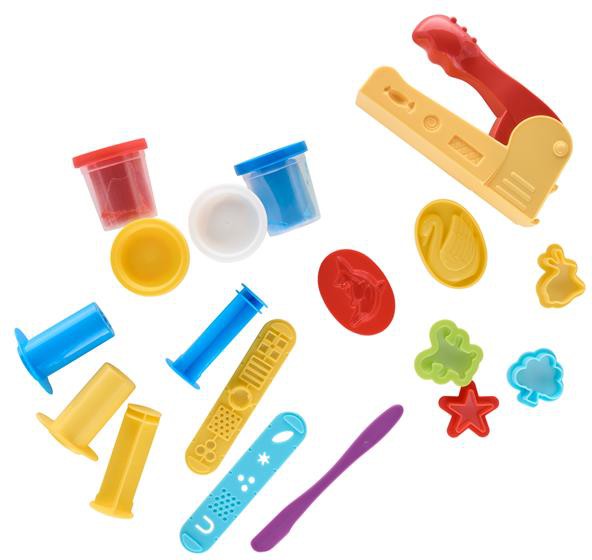 Play Dough - 4 Tubs and 12 Accessories, Learning SPACE