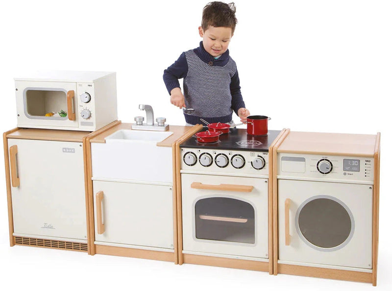 Play Kitchen Natural Wooden Education Cooker, Learning SPACE