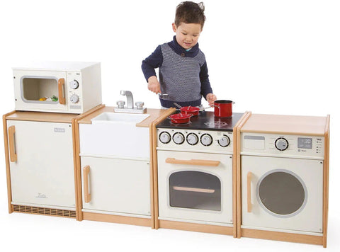 Play Kitchen Natural Wooden Education Cooker, Learning SPACE