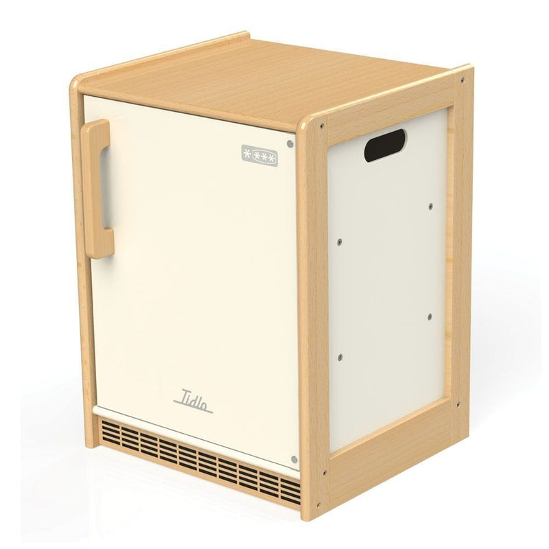 Play Kitchen Natural Wooden Education Fridge, Learning SPACE