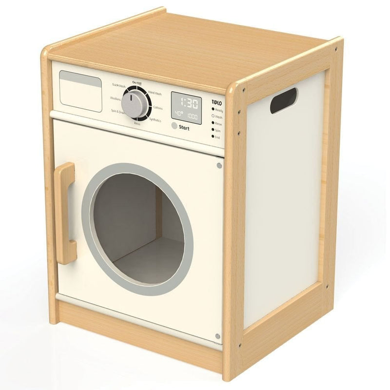 Play Kitchen Natural Wooden Washing Machine, Learning SPACE