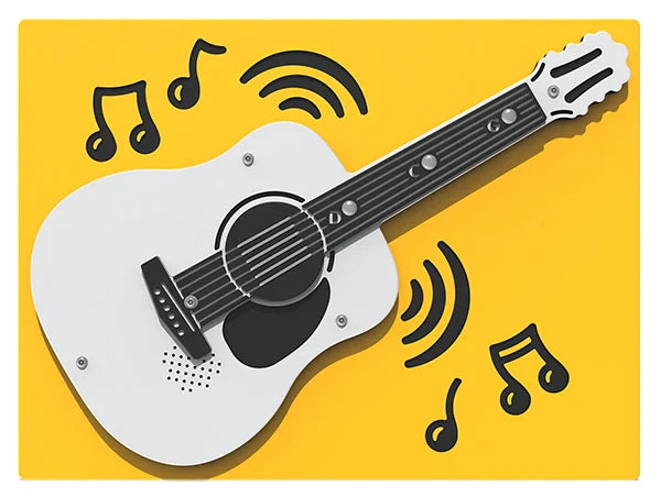 PlayTronic Acoustic Guitar Musical Panel, Learning SPACE